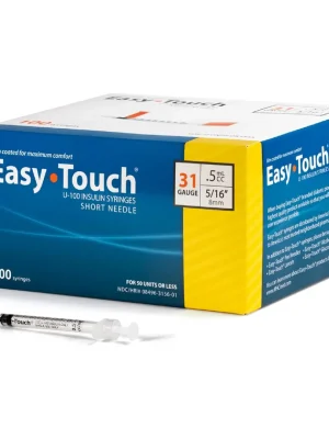 EasyTouch Insulin Syringe - 31G .5cc 5/16"